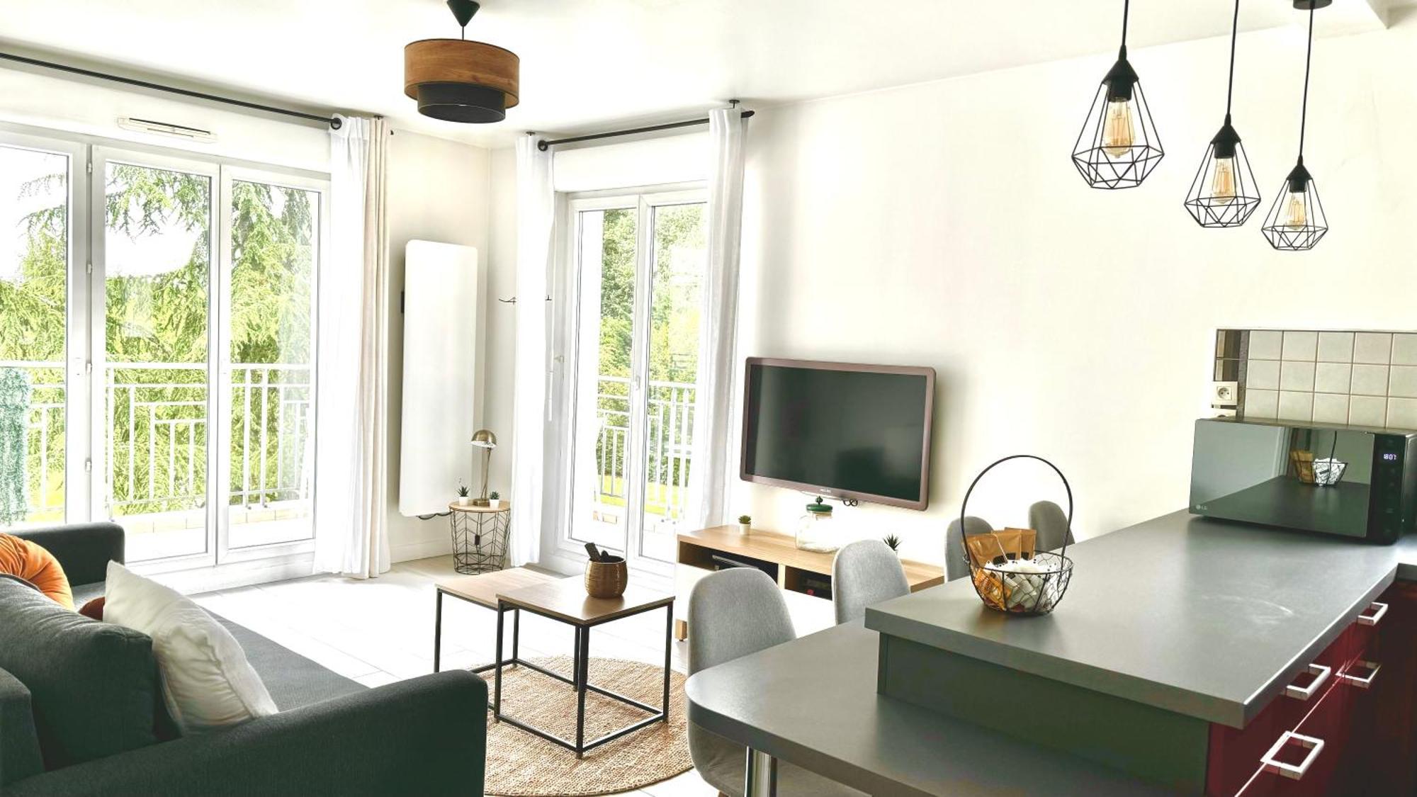 Appartement Central 6 Personnes A 10 Minutes De Disneyland Montévrain Eksteriør bilde